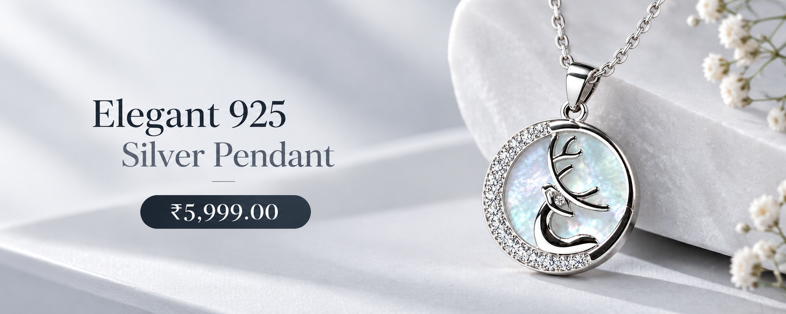 Elegant 925 Silver Pendant