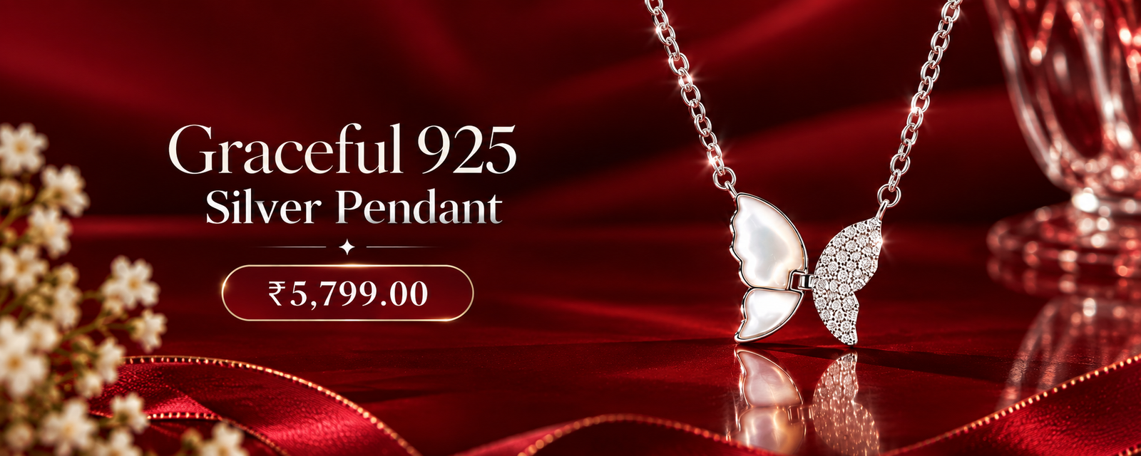 Graceful 925 Silver Pendant