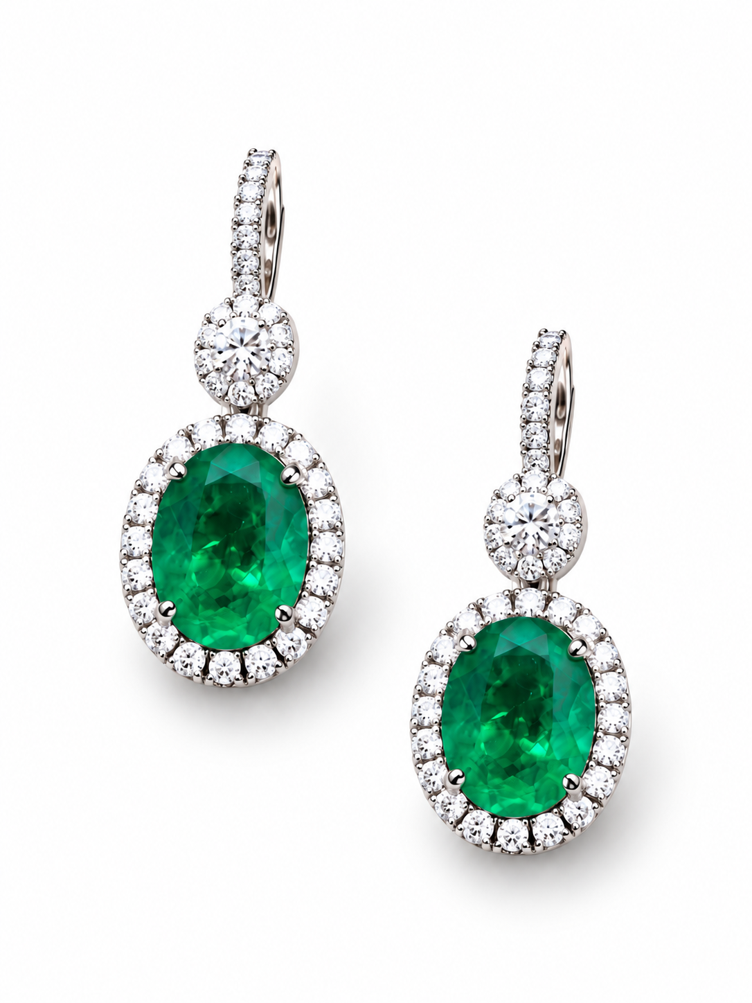 Green Stone Double Layer Necklace view 4