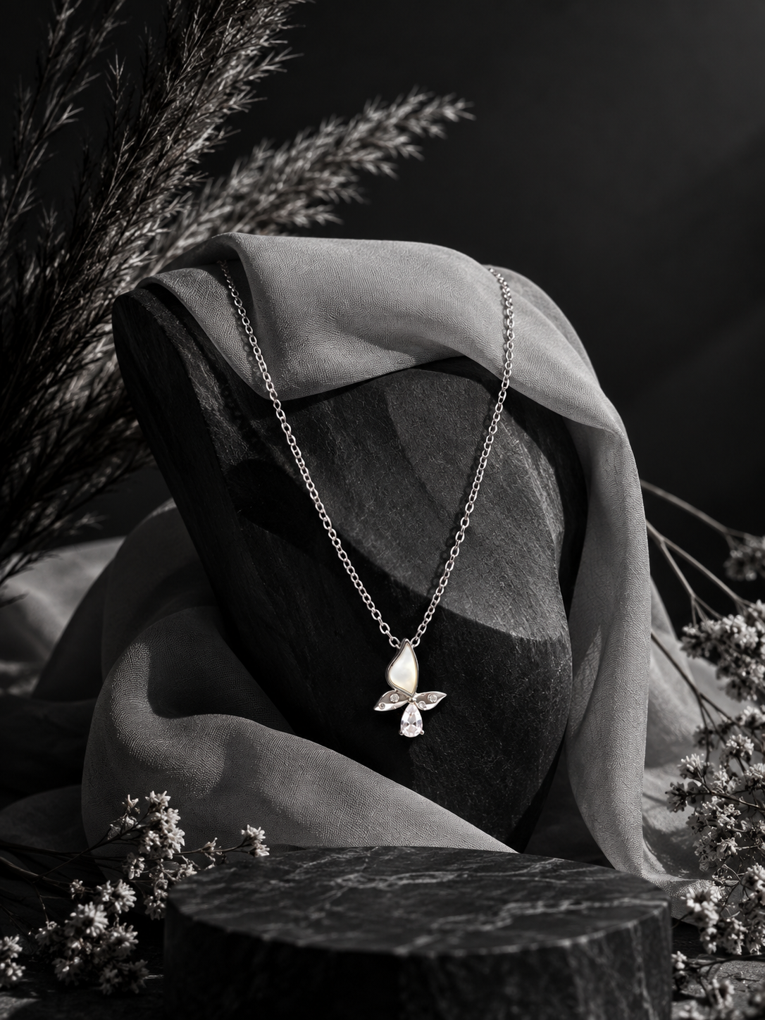 Black Stone Pendant