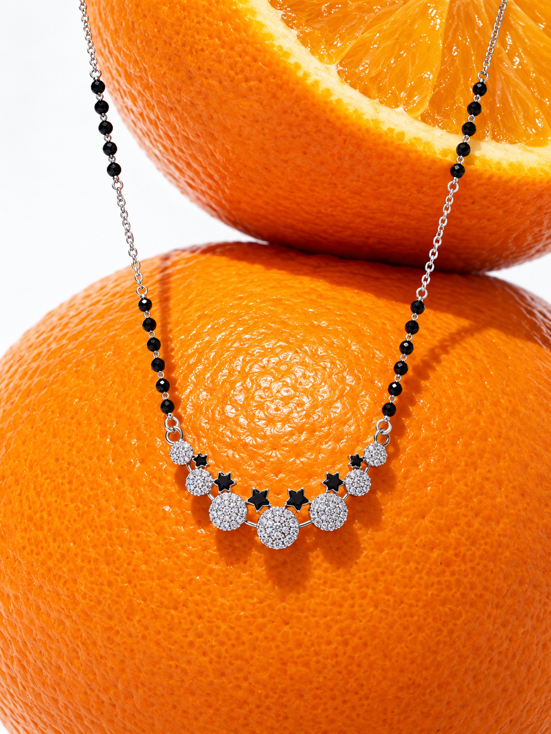 Elegant Crystal Layered Necklace for Women