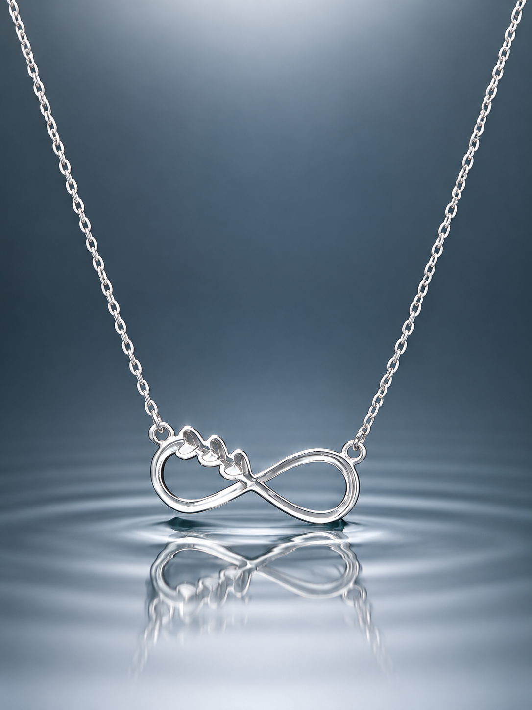 Silver Chain Pendant Necklace