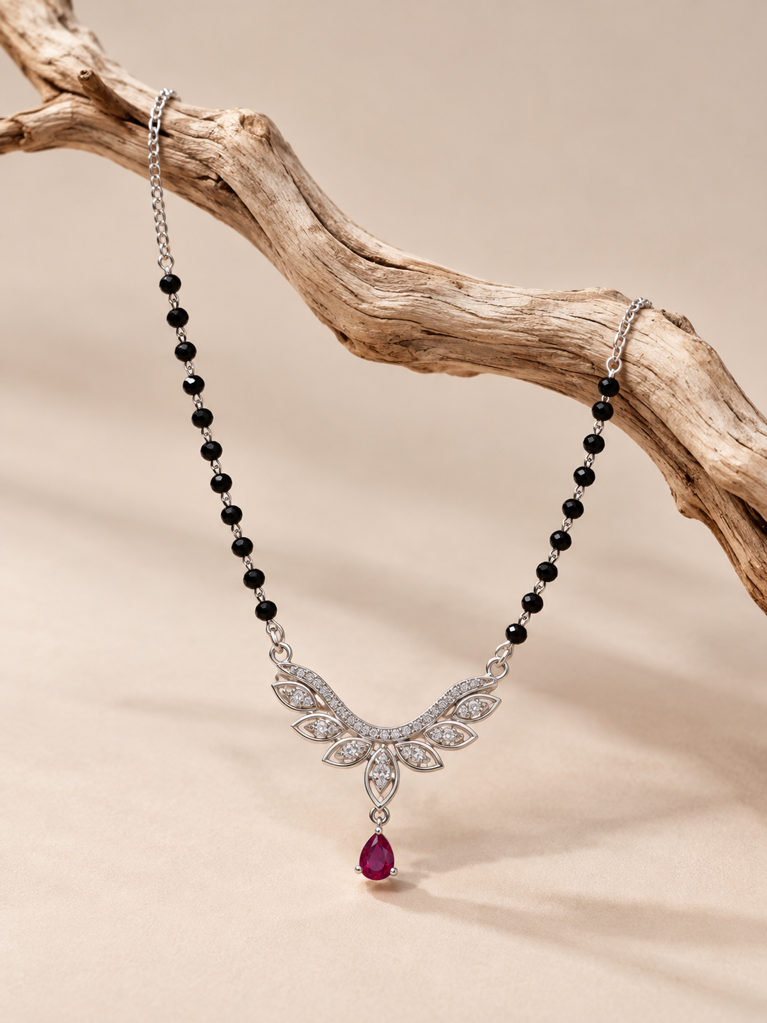 Elegant Layered V-Shaped Statement Necklace